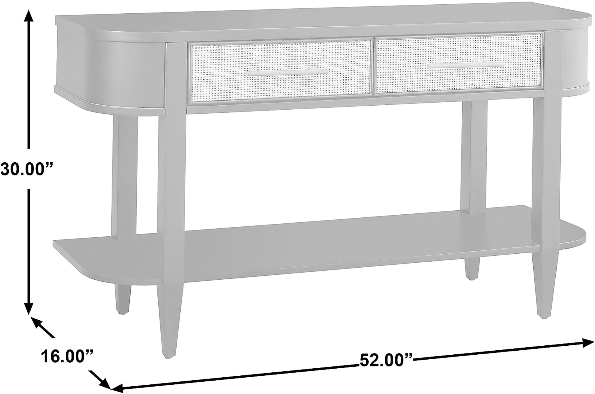 Lowella Black Sofa Table - Image 10