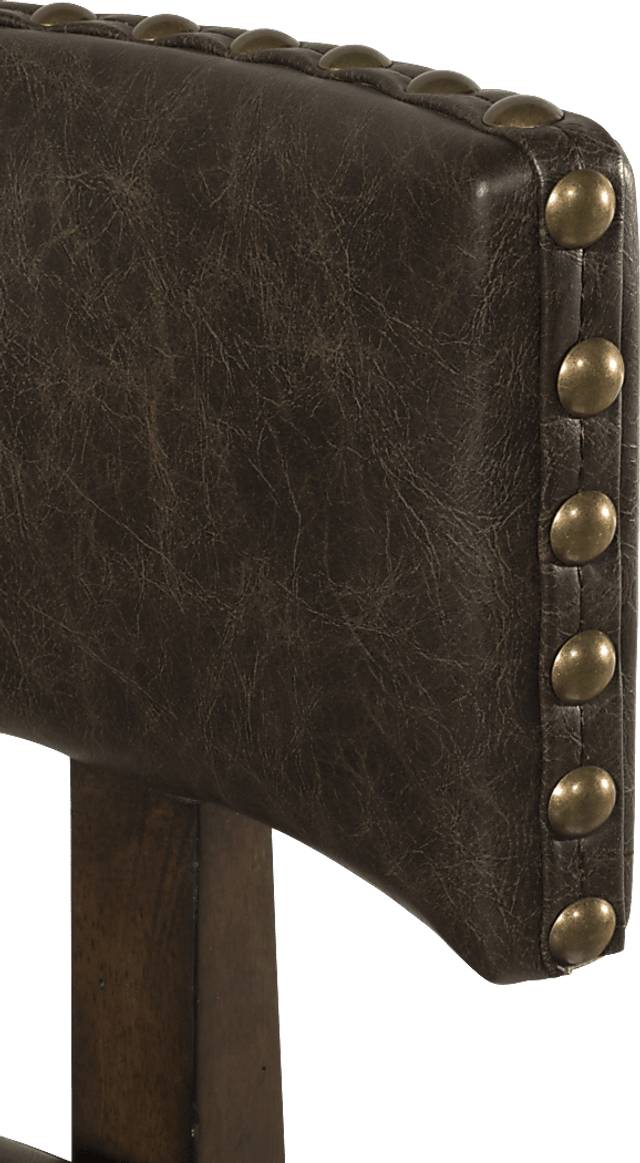 Lowrie Walnut Swivel Counter Height Stool - Thumbnail - Image 2