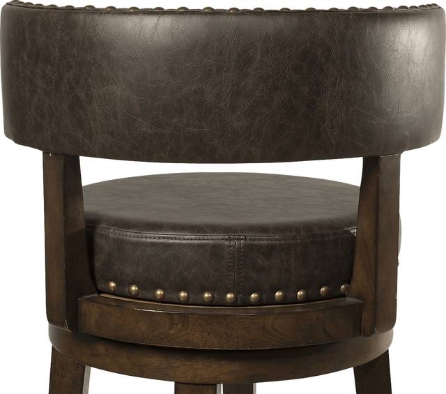 Lowrie Walnut Swivel Counter Height Stool - Thumbnail - Image 4