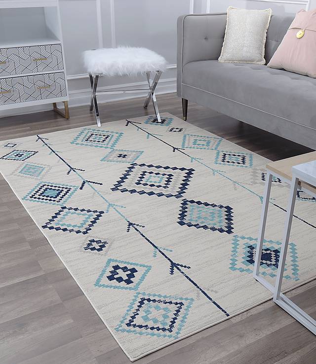 CosmoLiving By Cosmopolitan Lowyn Ivory 8' x 10' Rug - Thumbnail - Image 6