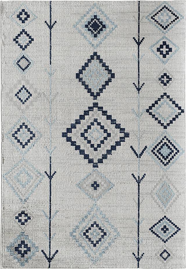 CosmoLiving By Cosmopolitan Lowyn Ivory 8' x 10' Rug - Thumbnail - Image 1