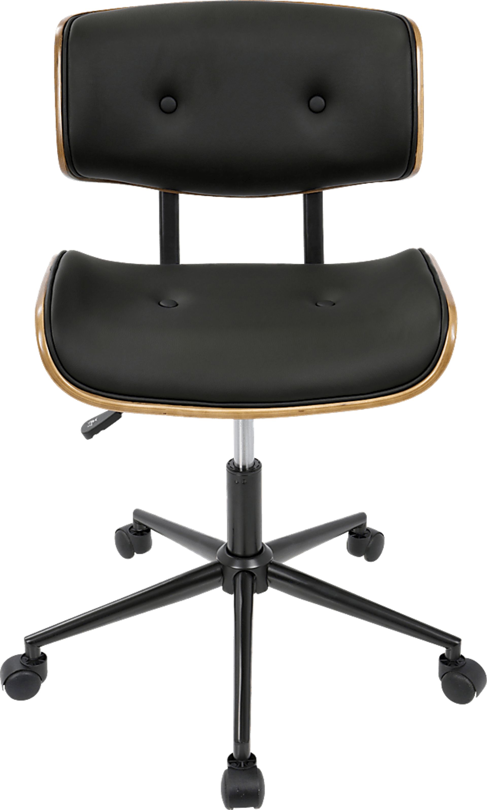 Loxley Black Adjustable Desk Chair - Image 2