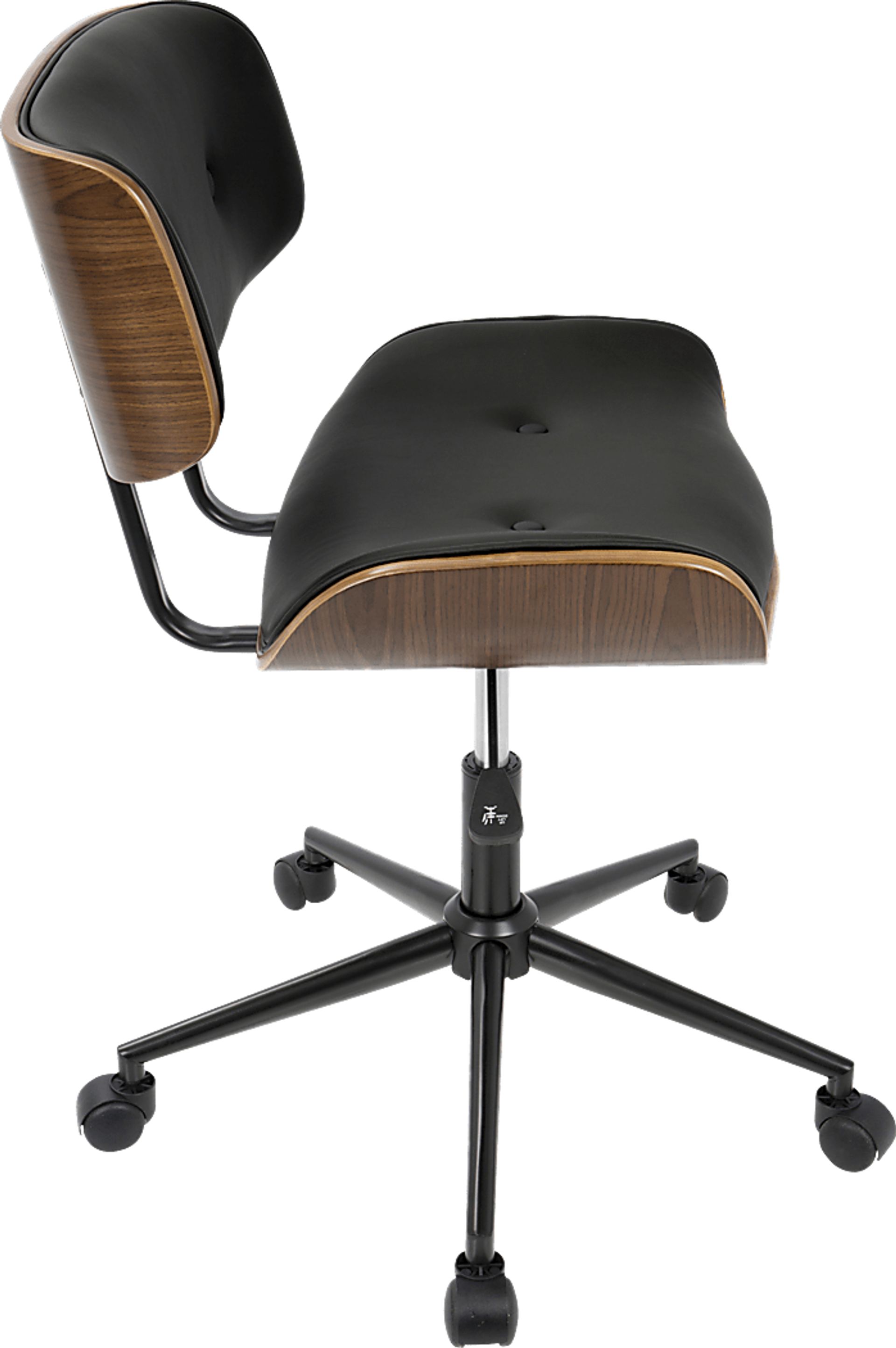 Loxley Black Adjustable Desk Chair - Image 3