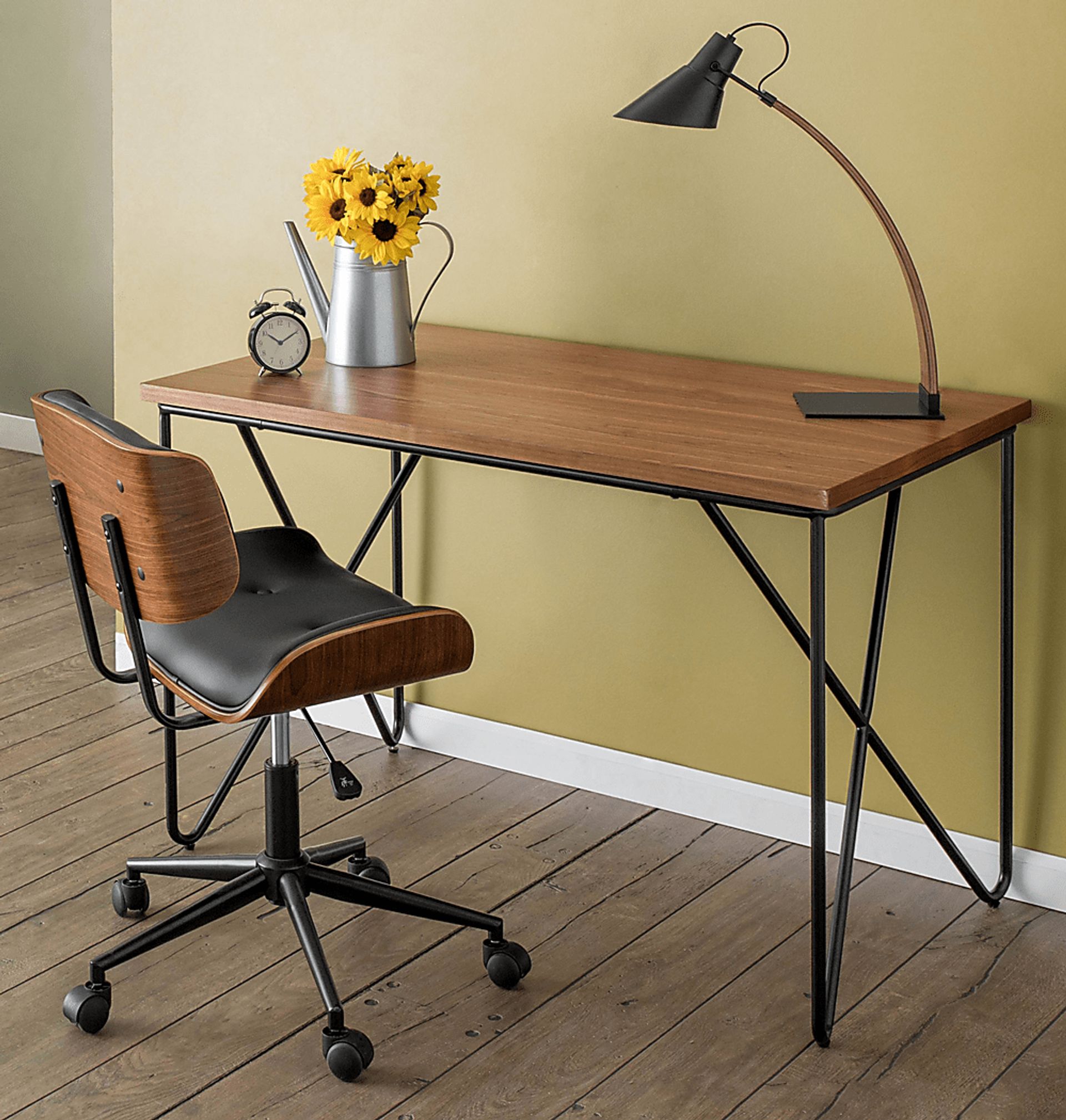 Loxley Black Adjustable Desk Chair - Image 5