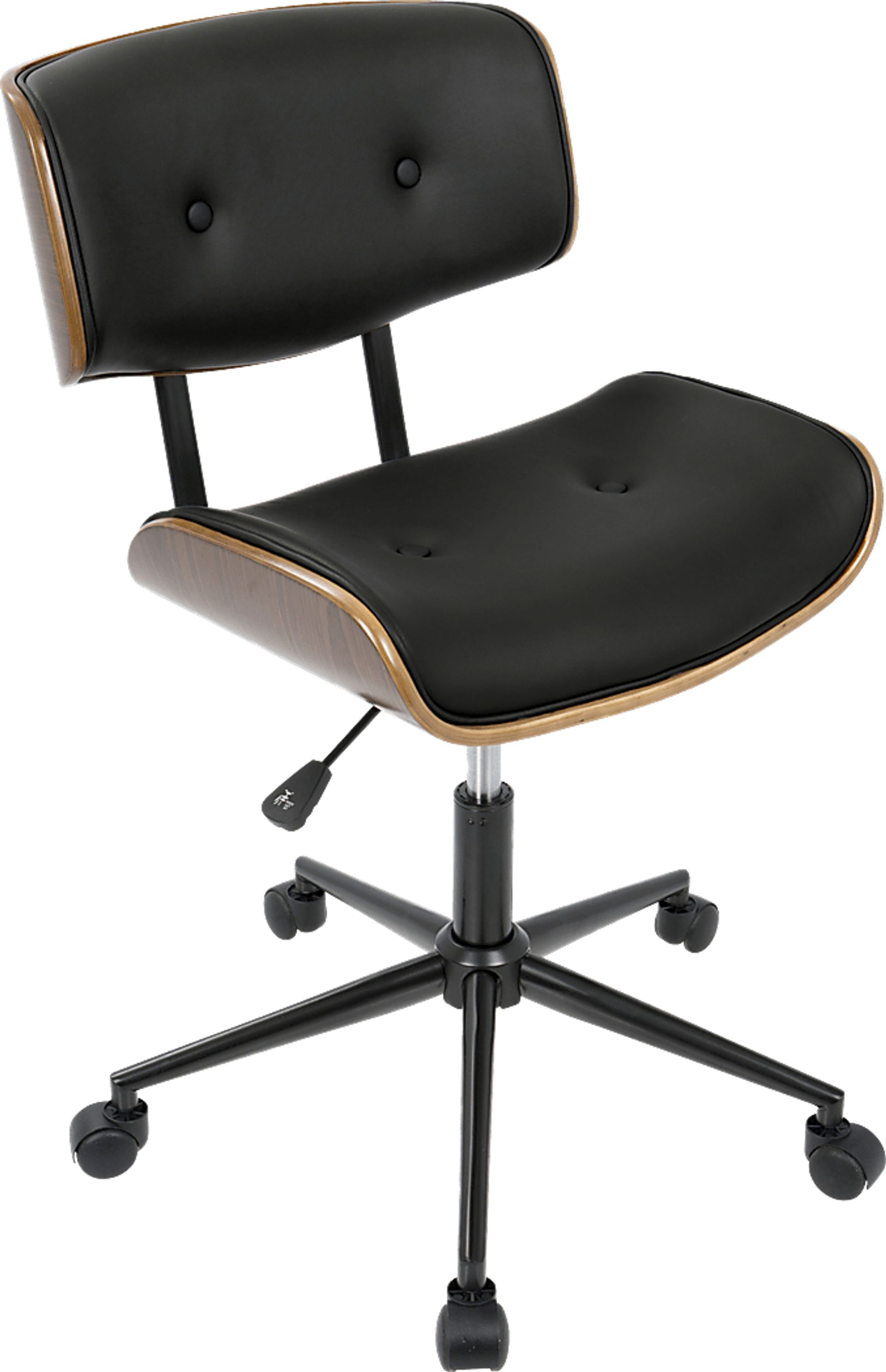 Loxley Black Adjustable Desk Chair - Image 1