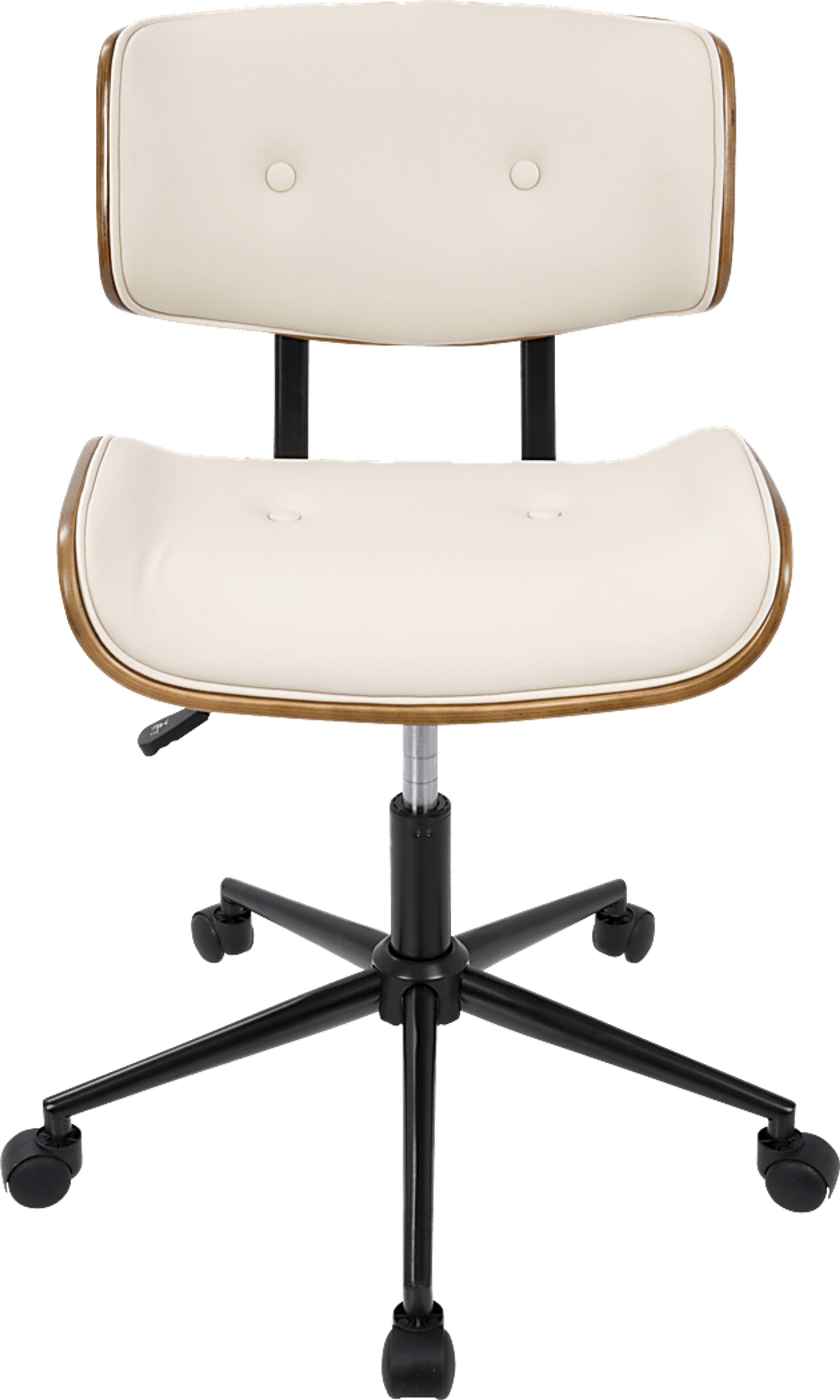Loxley Cream Adjustable Desk Chair - Image 2