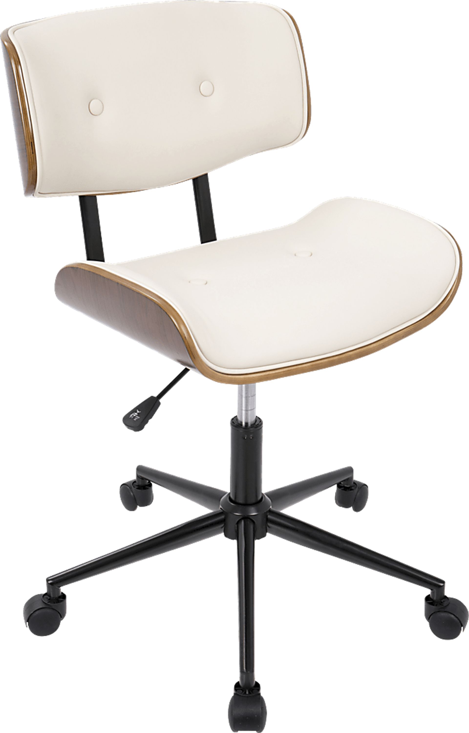 Loxley Cream Adjustable Desk Chair - Image 1