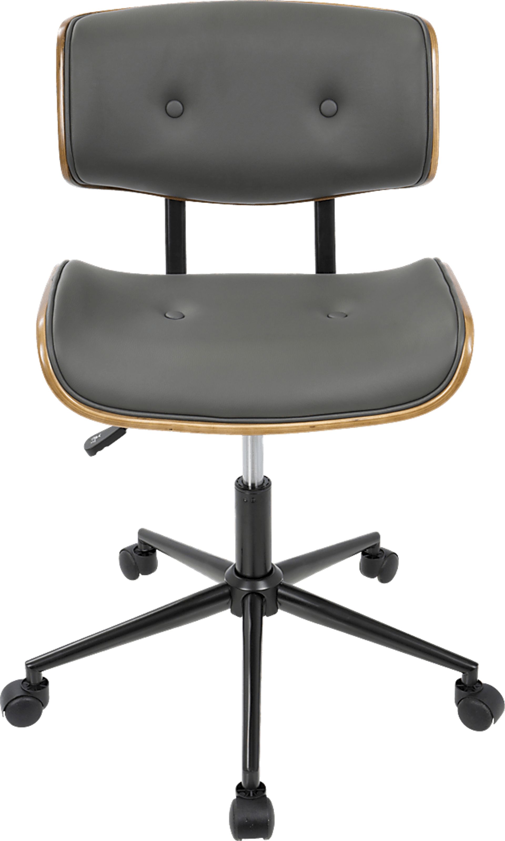 Loxley Gray Adjustable Desk Chair - Image 2