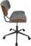 Loxley Gray Adjustable Desk Chair