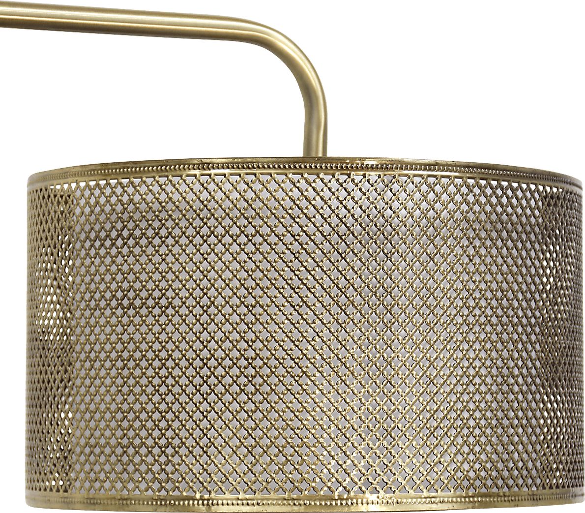 Lozells Gold Floor Lamp