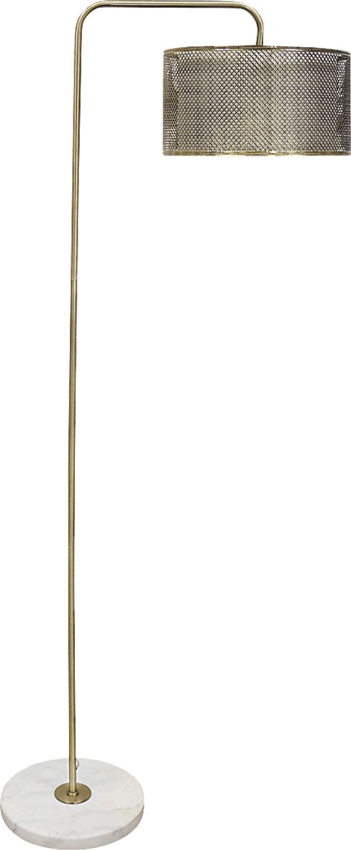 Lozells Gold Floor Lamp