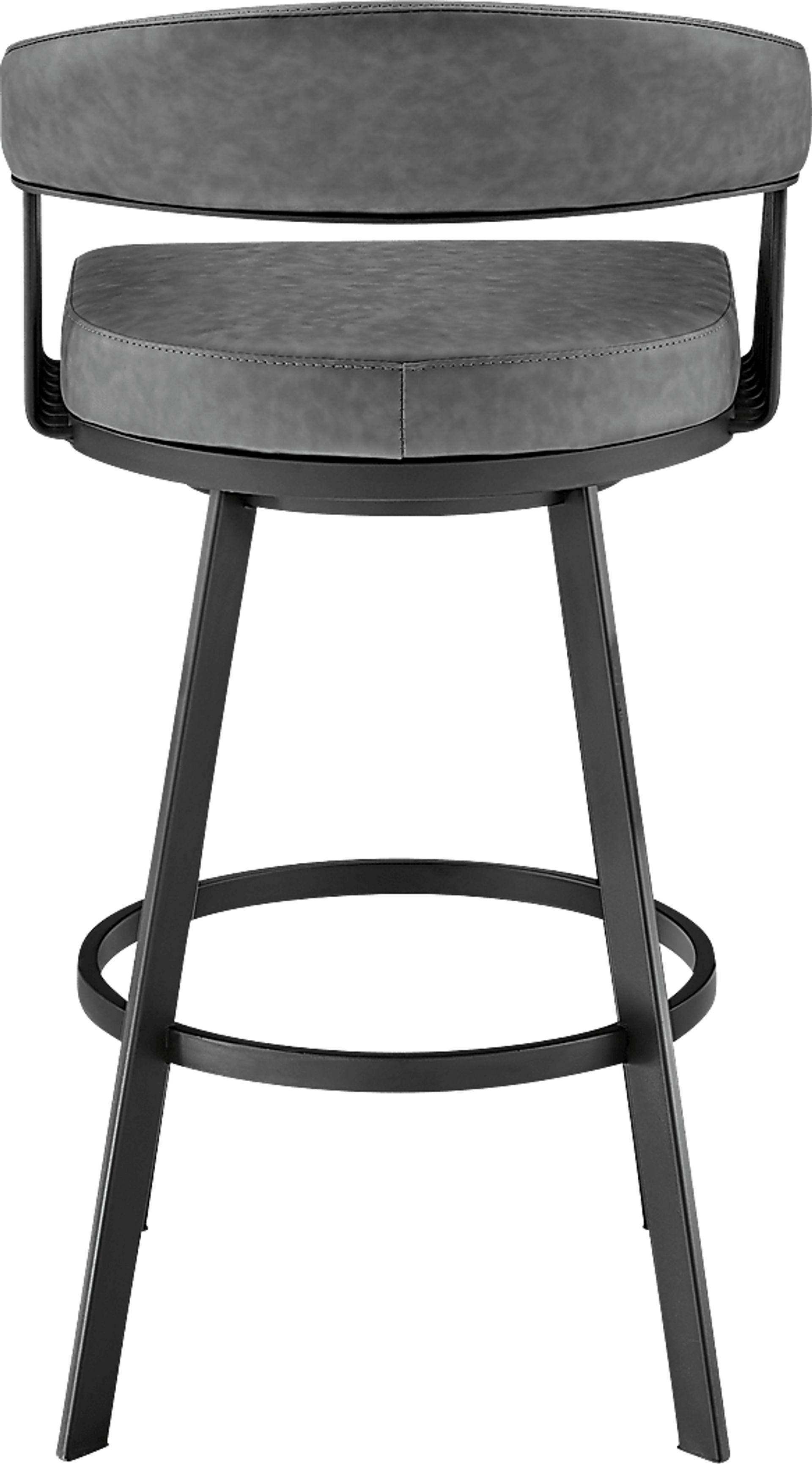 Lubna Gray Swivel Barstool - Image 5