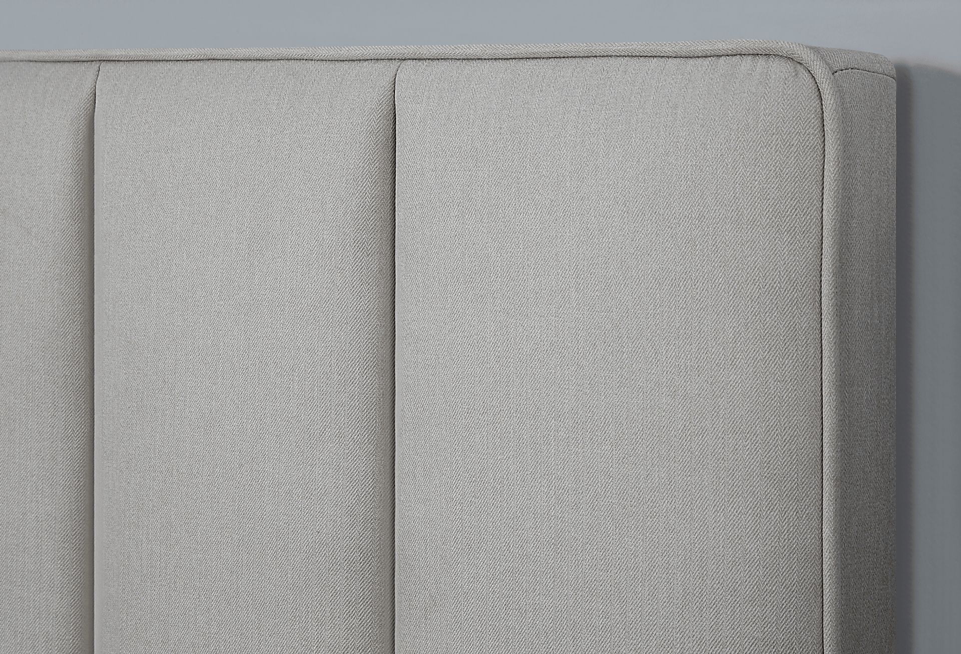 Luca Cream Queen Upholstered Headboard - Image 3