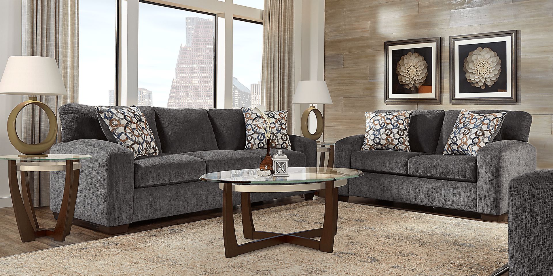 Lucan Gray 8 Pc Living Room - Image 1