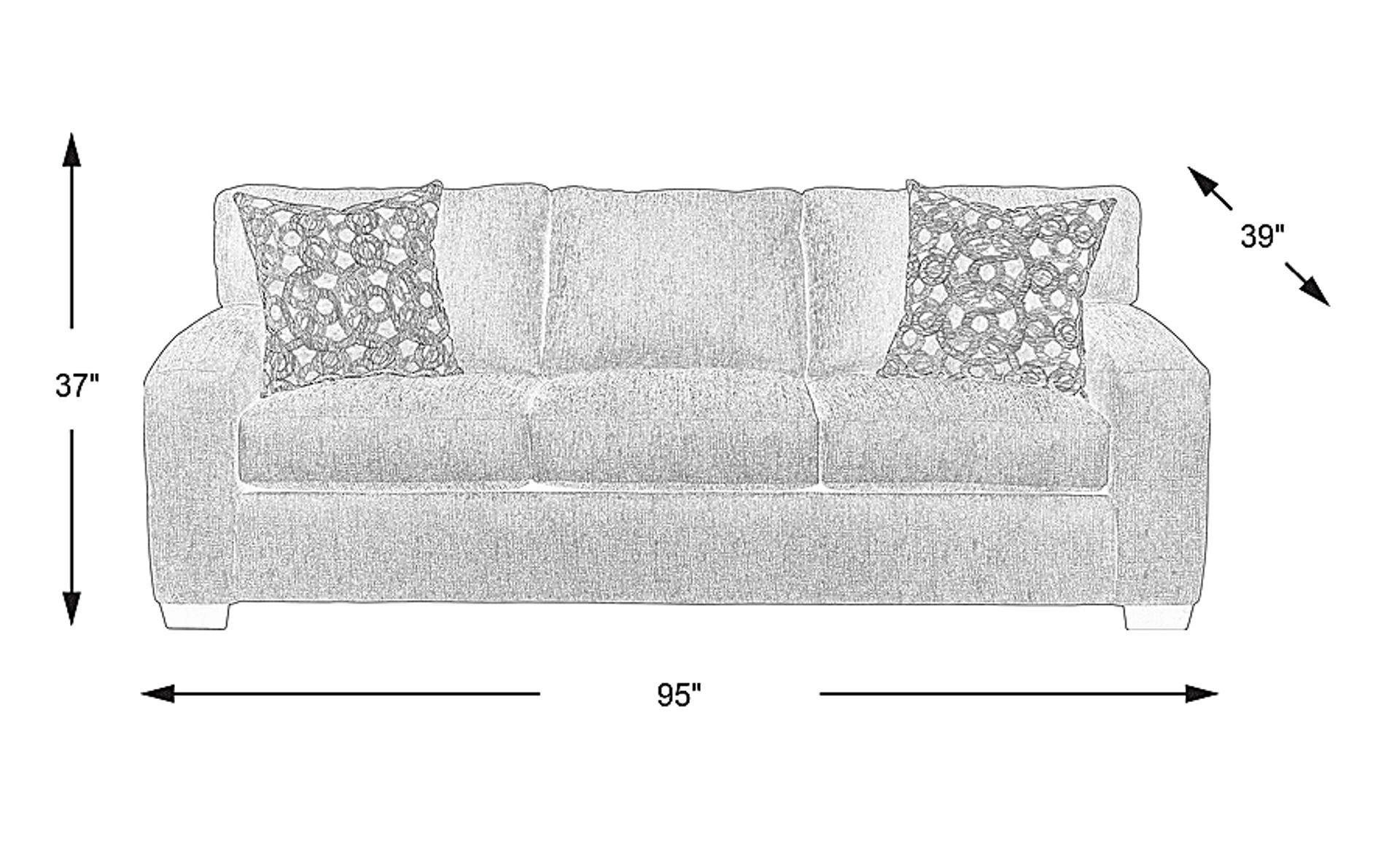 Dimension Image. Please refer to the Dimension Tab on this page for dimension details.