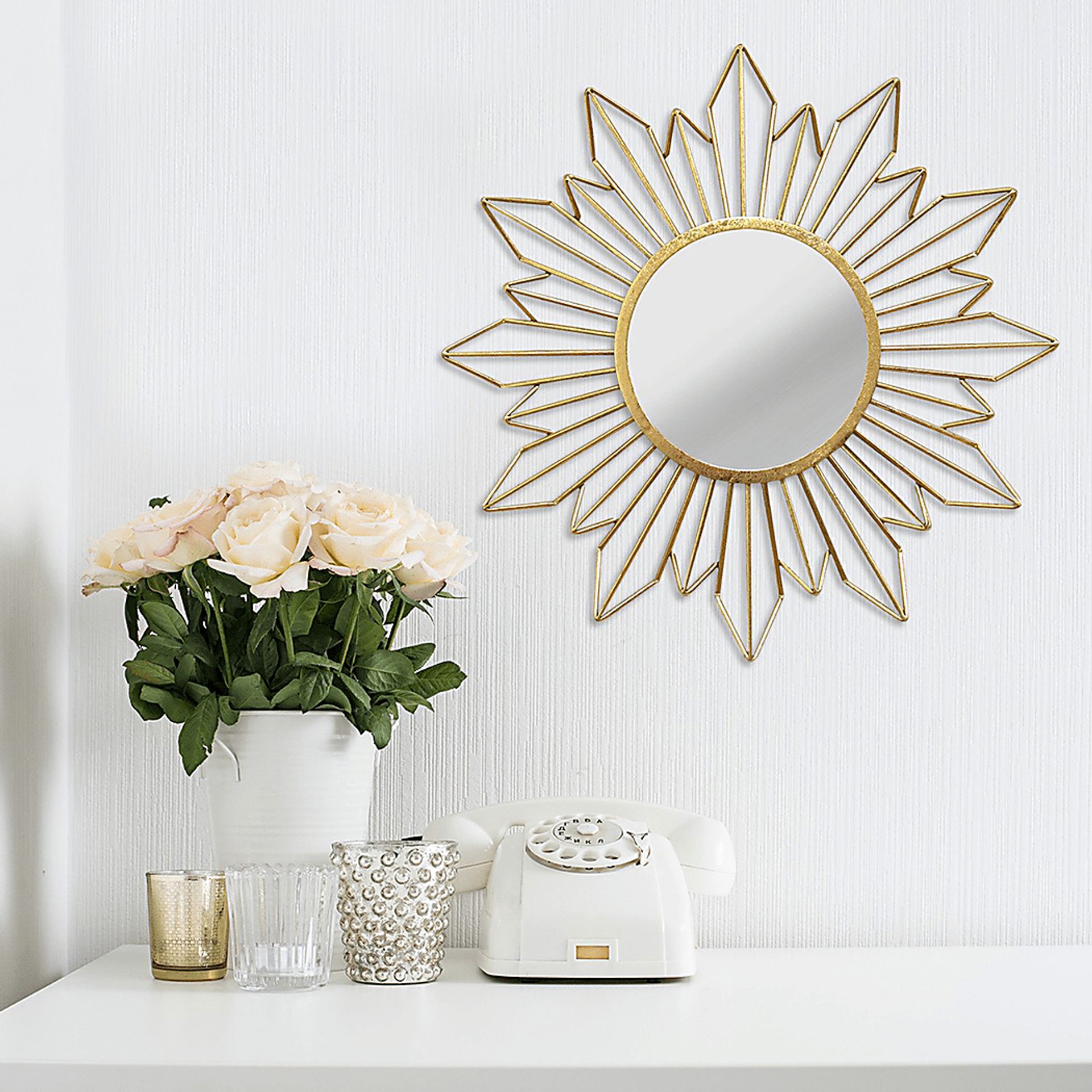 Lucely Gold Mirror - Image 2
