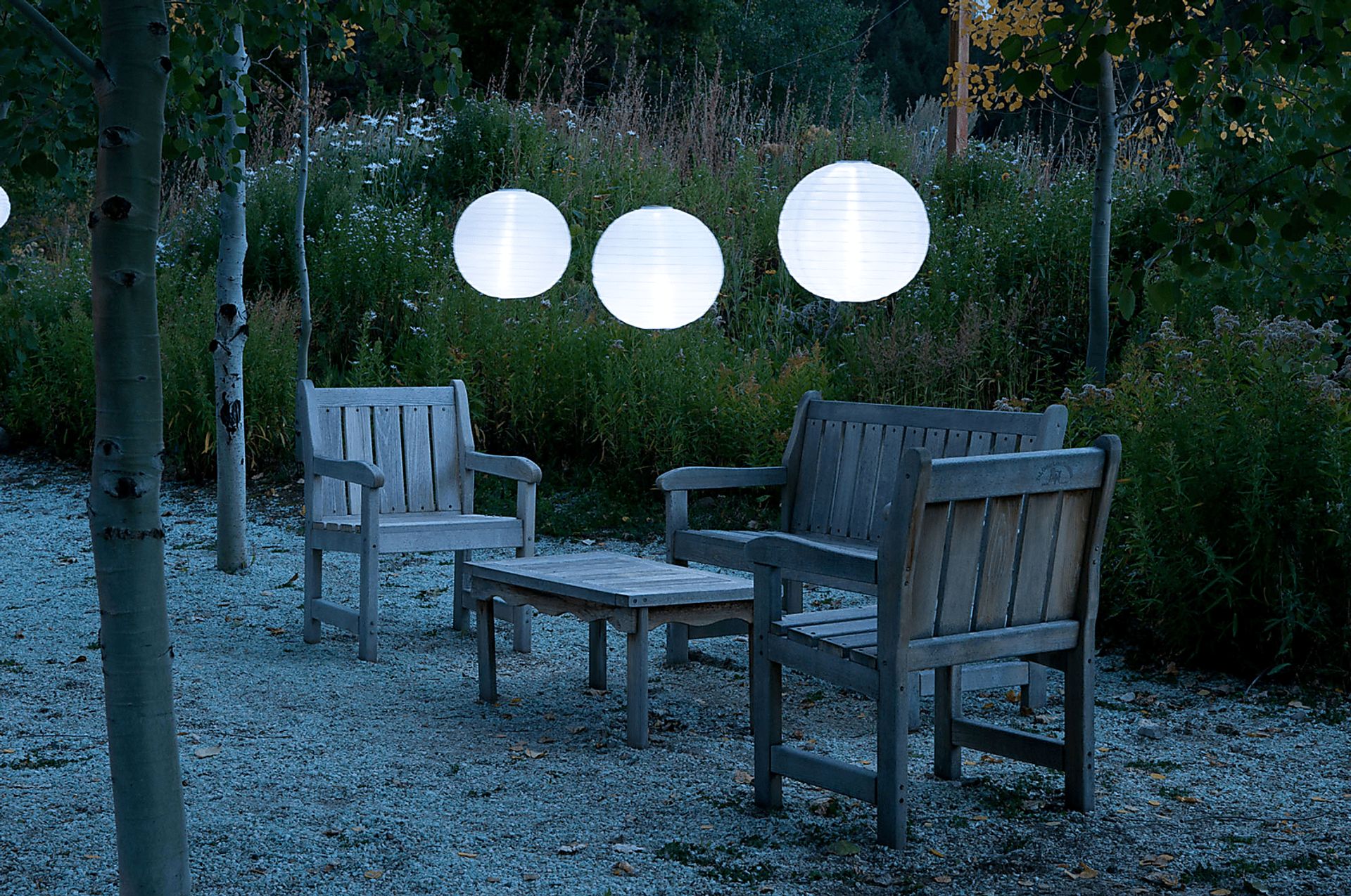 Lucene White Outdoor Solar Lantern - Image 3