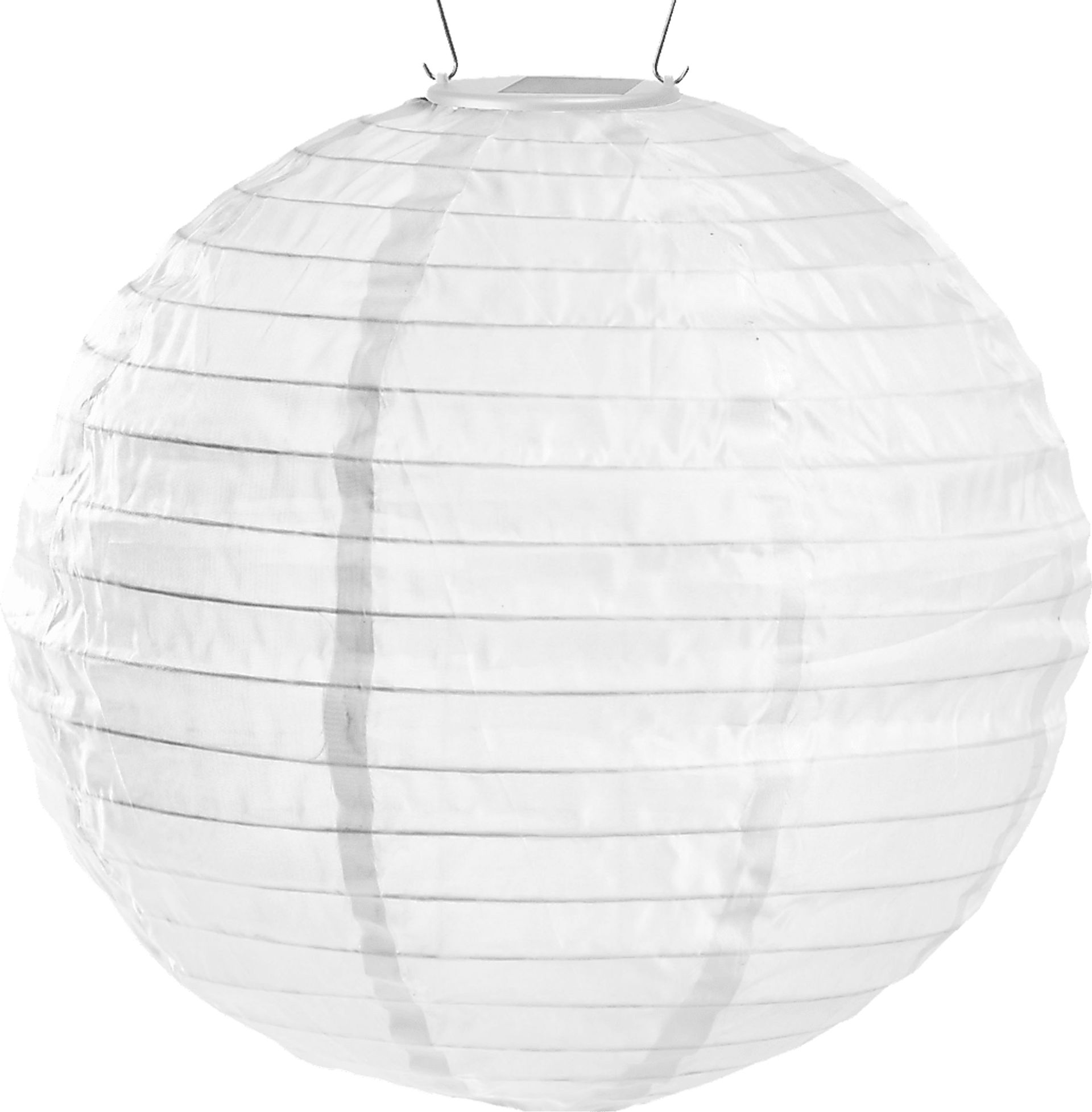 Lucene White Outdoor Solar Lantern - Image 1