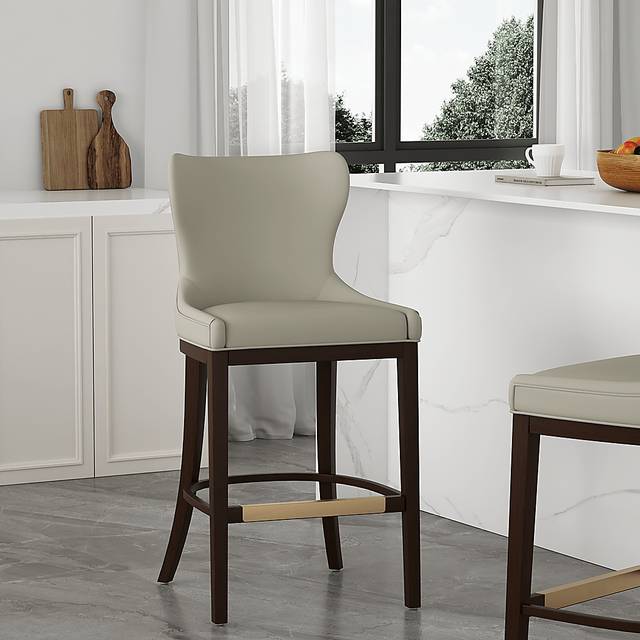 Lucentwater Stone Gray Barstool - Thumbnail - Image 3
