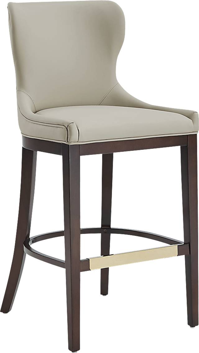 Lucentwater Stone Gray Barstool - Thumbnail - Image 4
