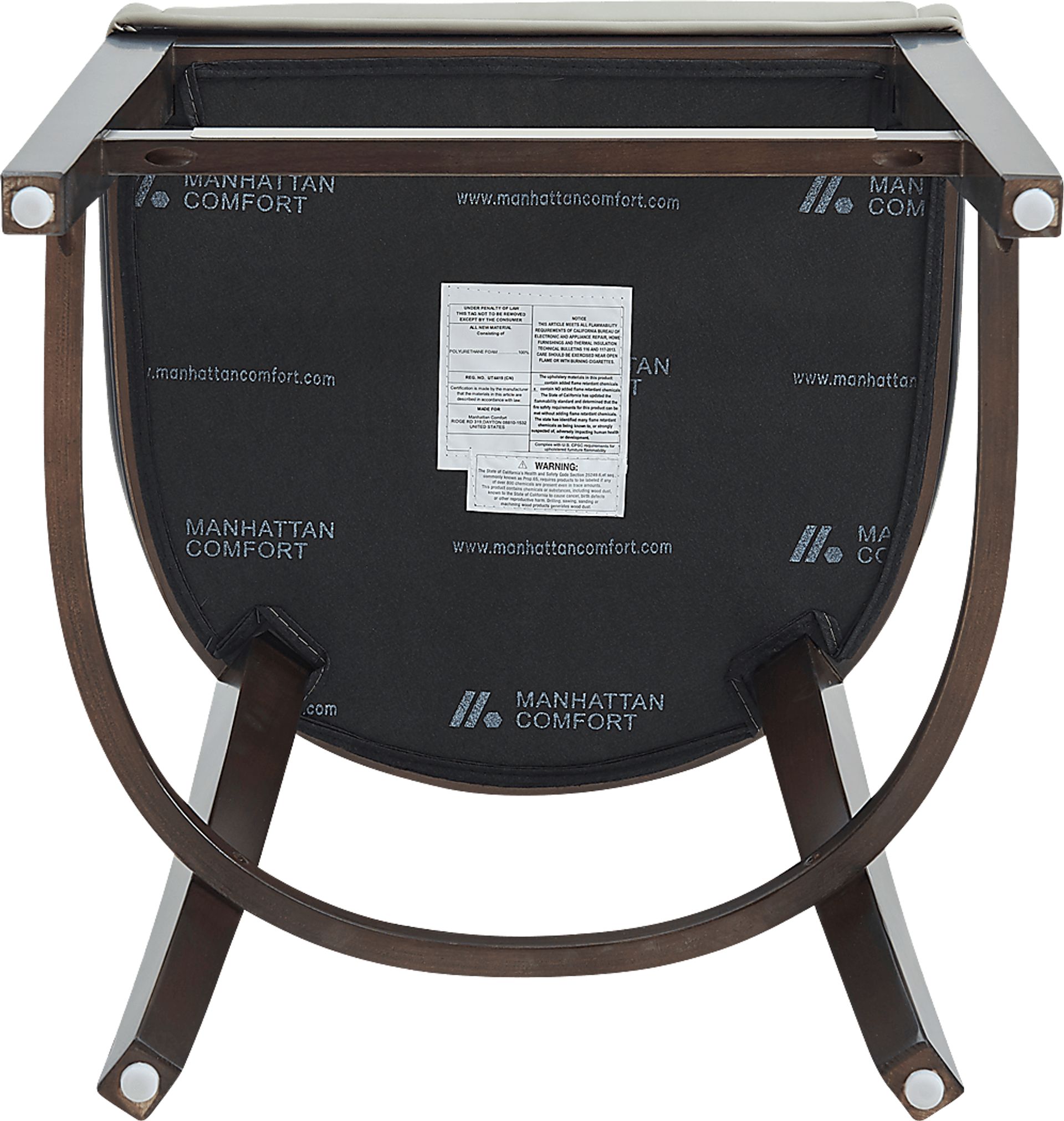 Lucentwater Stone Gray Counter Height Stool - Image 9