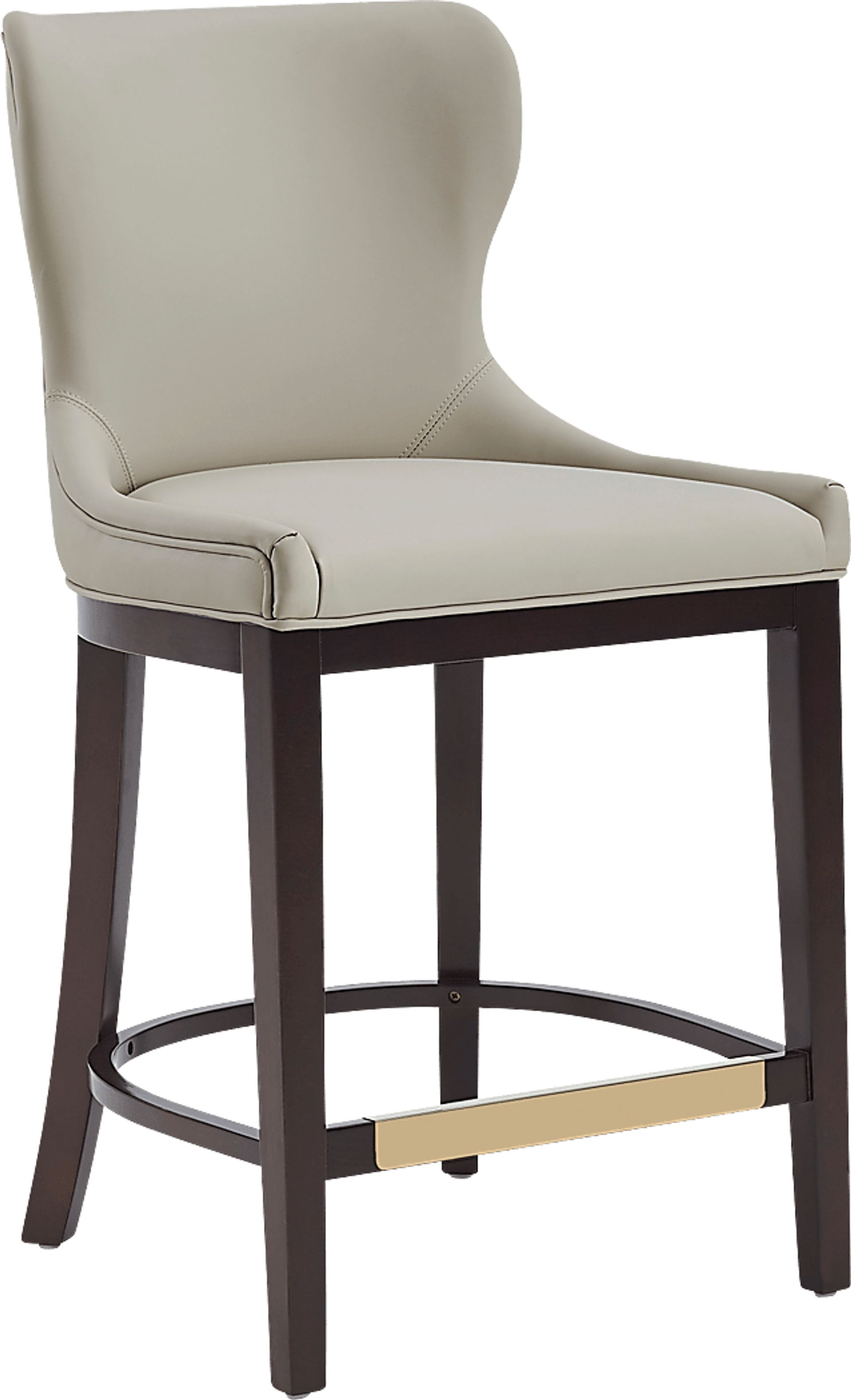 Lucentwater Stone Gray Counter Height Stool - Image 7