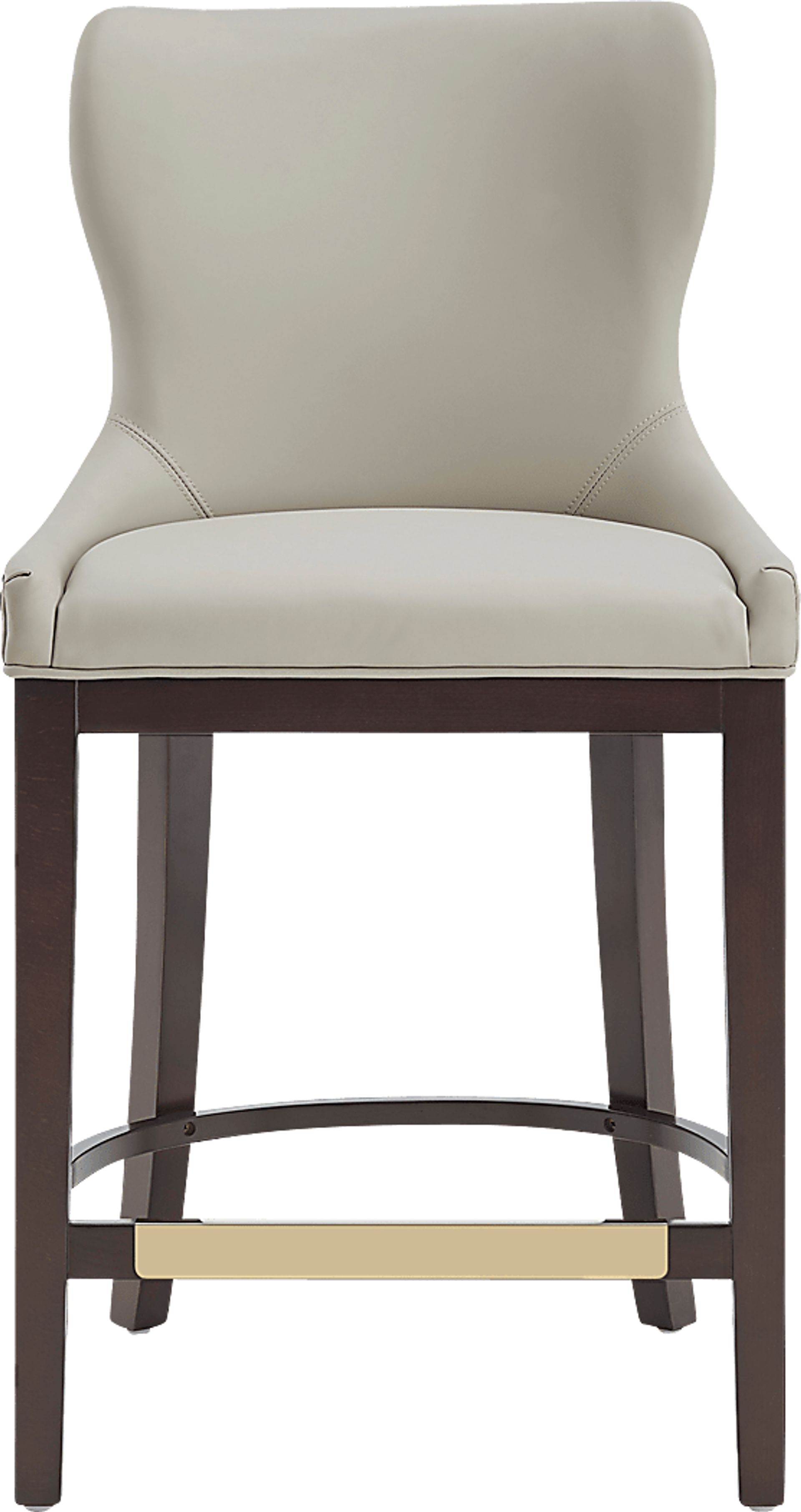 Lucentwater Stone Gray Counter Height Stool - Image 1