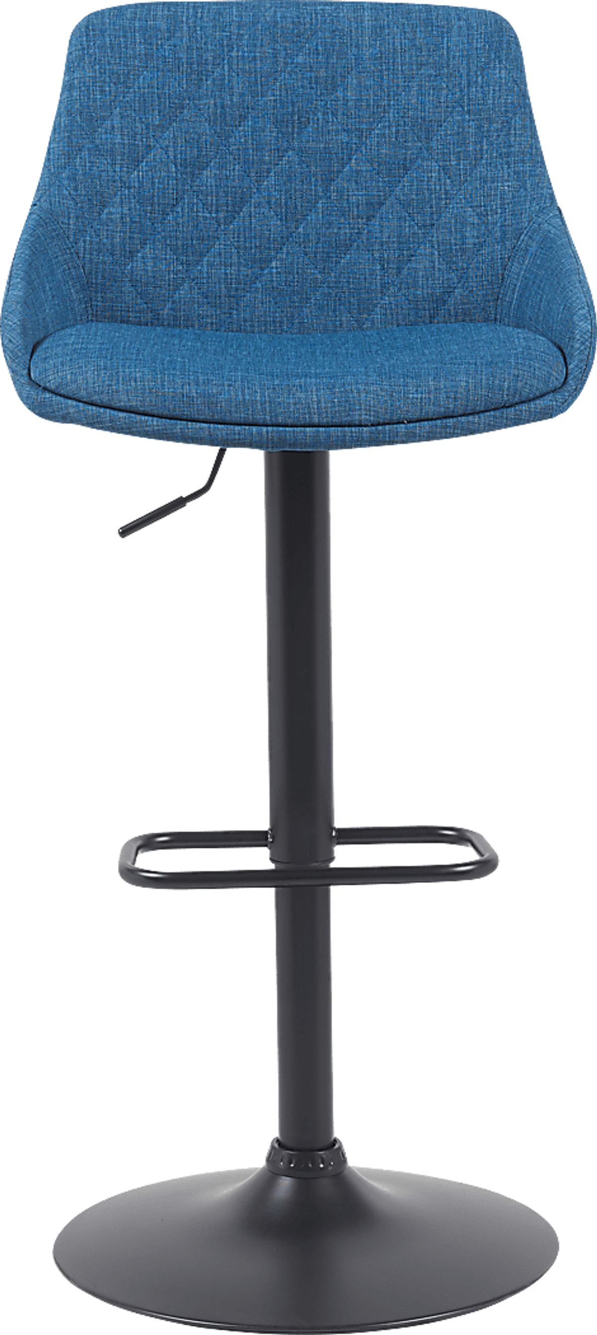 Lucenty Blue Polyester Fabric Barstool | Rooms to Go