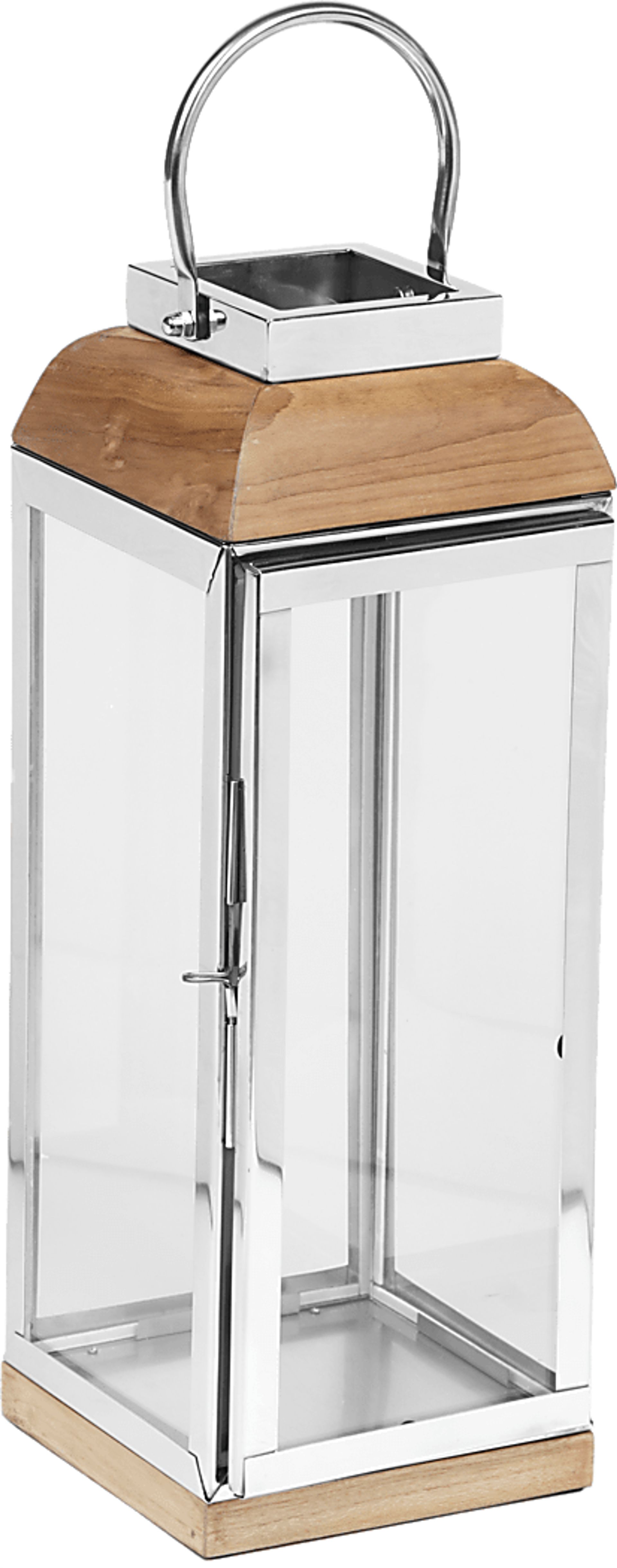 Lucerna Silver Large Indoor/Outdoor Lantern - Image 1