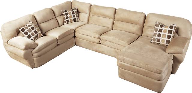 Lucerne Mocha 3 Pc Sectional - Thumbnail - Image 1