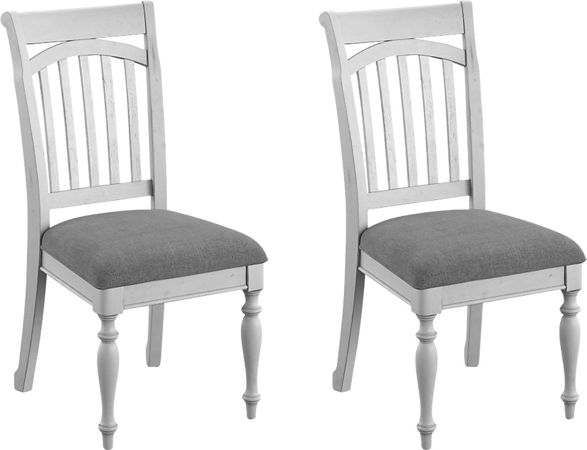 Luchars Gray Chair Set of 2