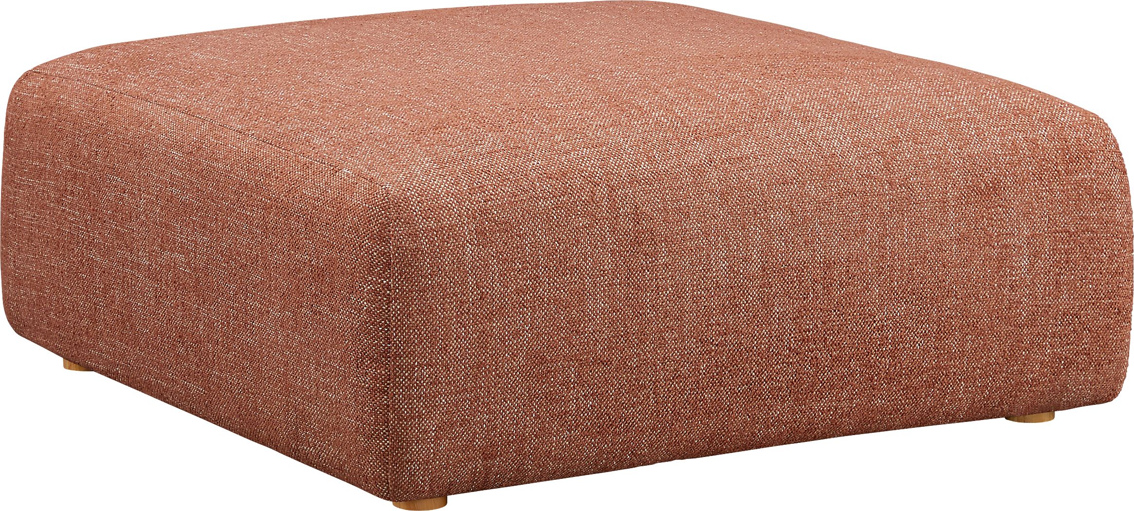 Luciay Red Ottoman