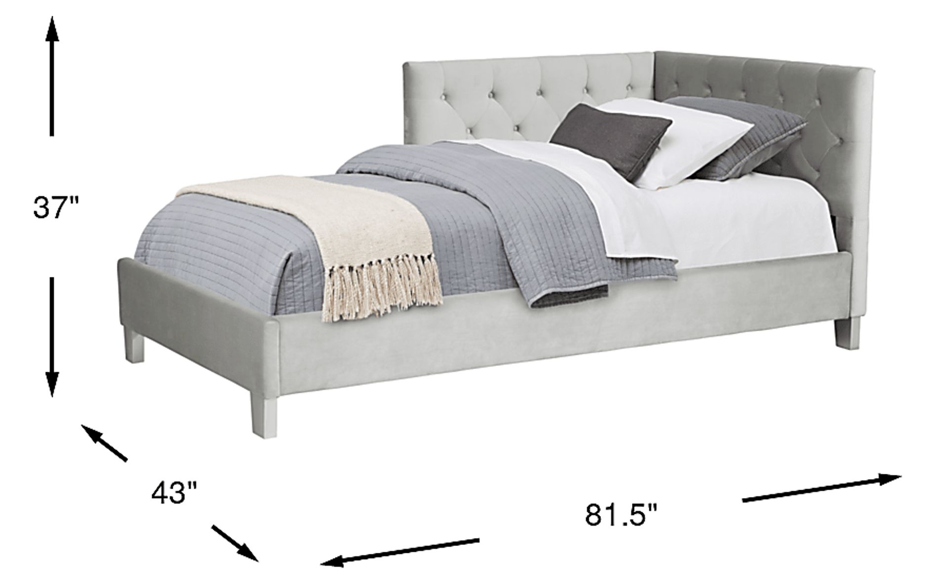 Dimension Image. Please refer to the Dimension Tab on this page for dimension details.