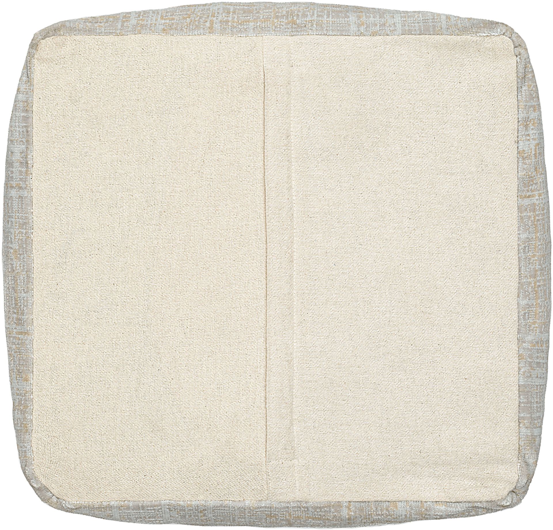 Lucilan Beige Pouf - Image 5