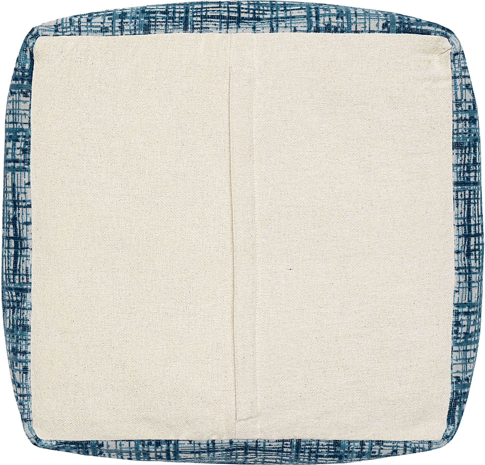 Lucilan Blue Pouf - Image 7