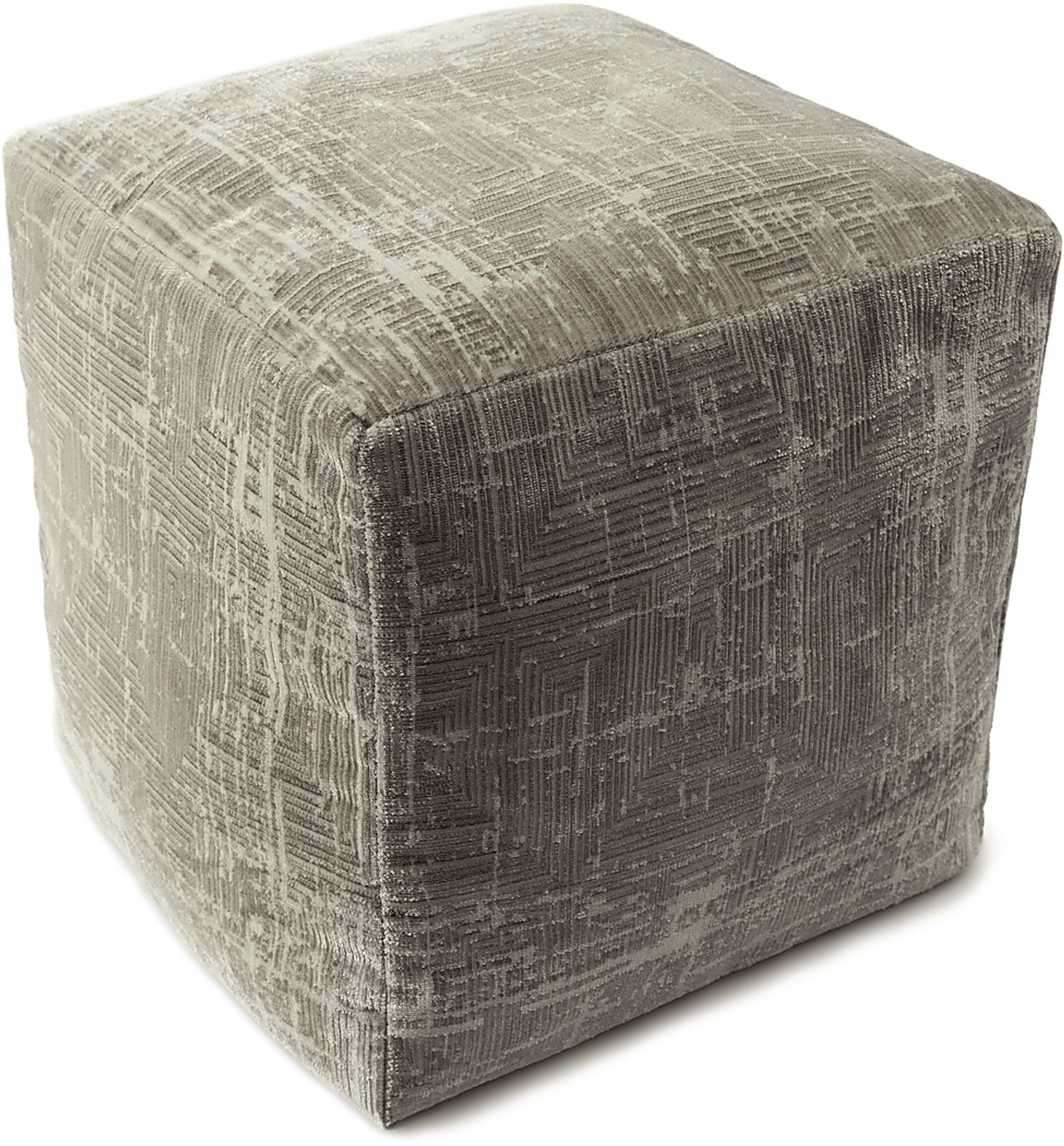 Marie Gray Pouf - Image 5