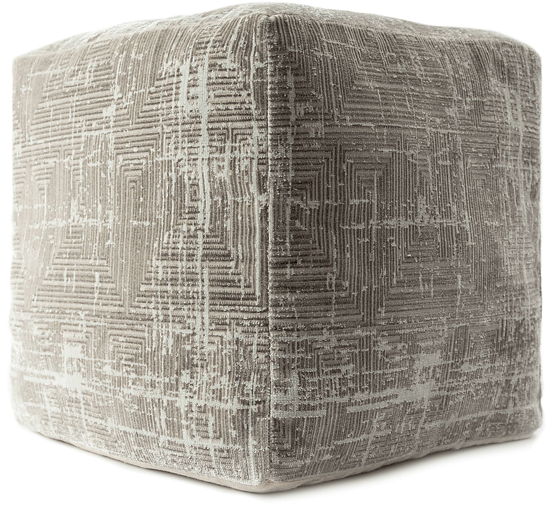 Marie Gray Pouf - Image 6