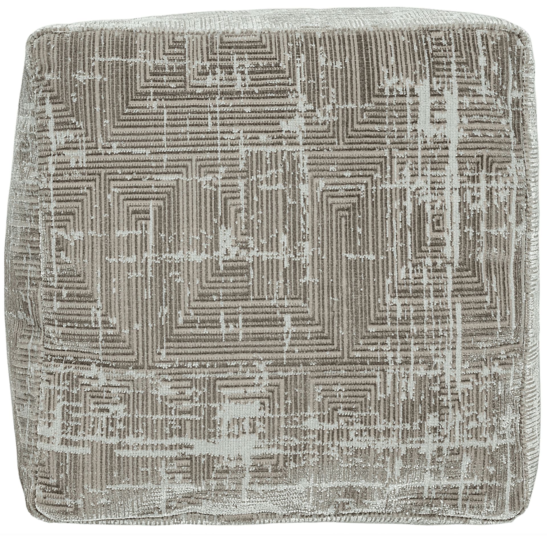 Marie Gray Pouf - Image 7