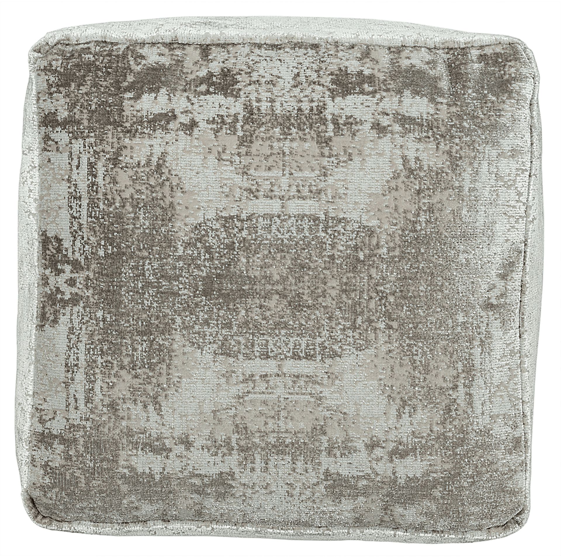 Natalina Light Gray Pouf - Image 7