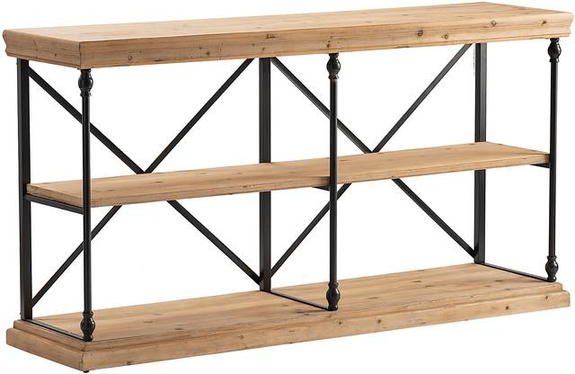 Lucileta Brown Sofa Table - Thumbnail - Image 2