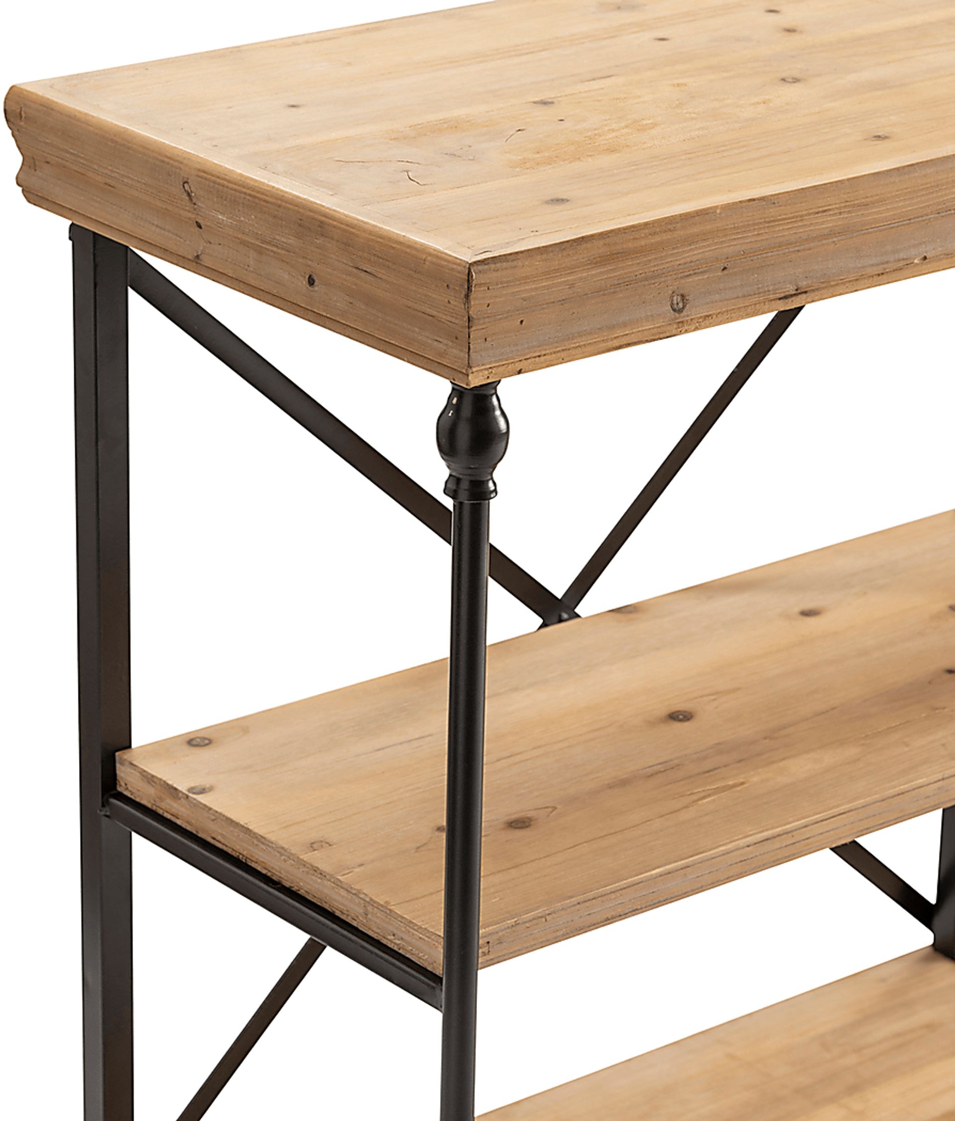 Lucileta Brown Sofa Table - Image 3