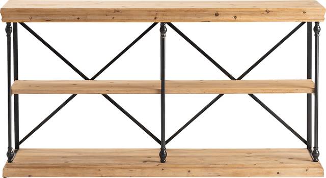 Lucileta Brown Sofa Table - Thumbnail - Image 1