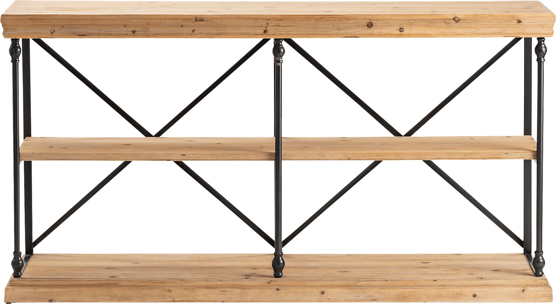 Lucileta Brown Sofa Table - Image 1