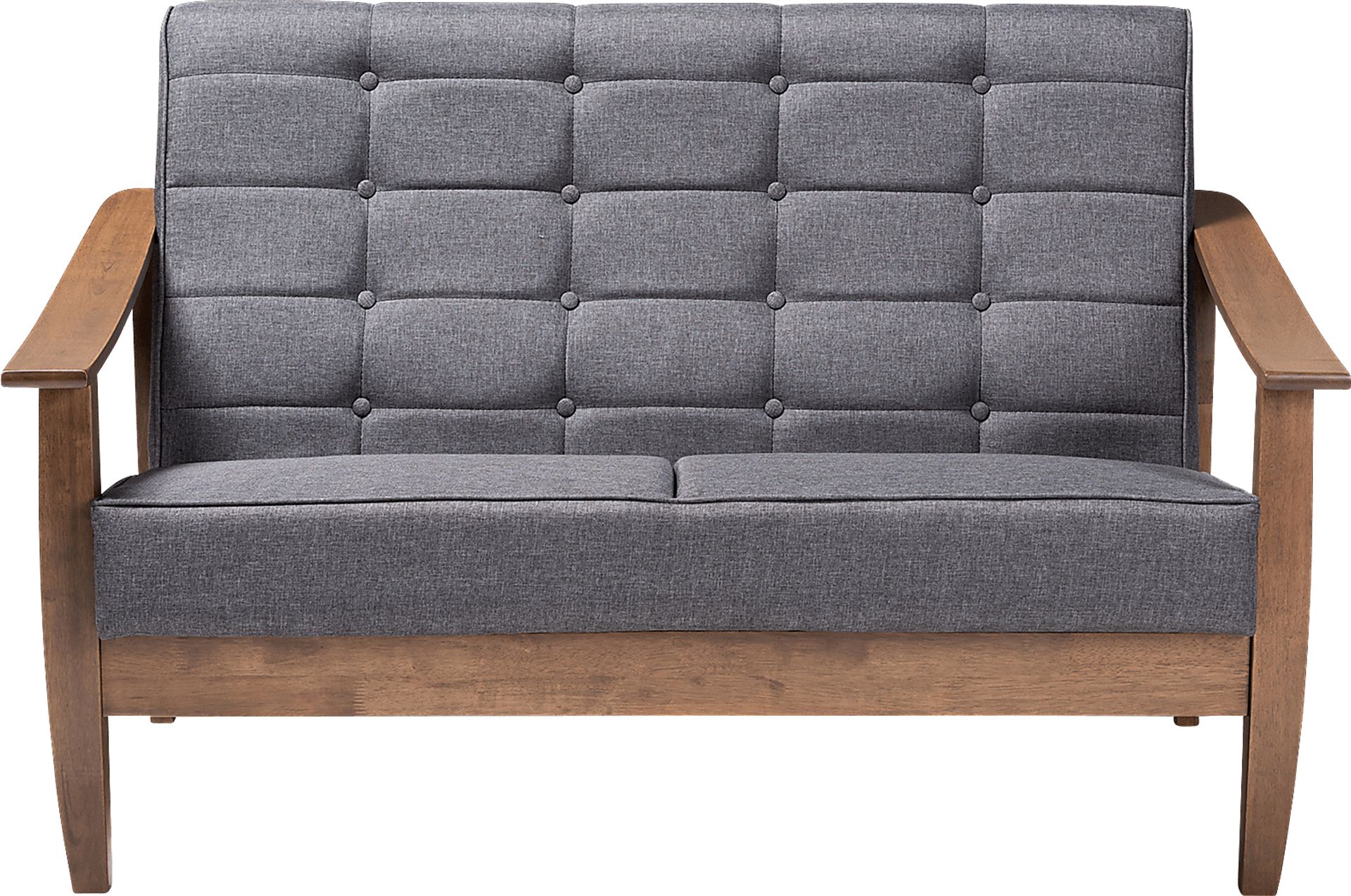 Lucilla Gray Settee - Image 3