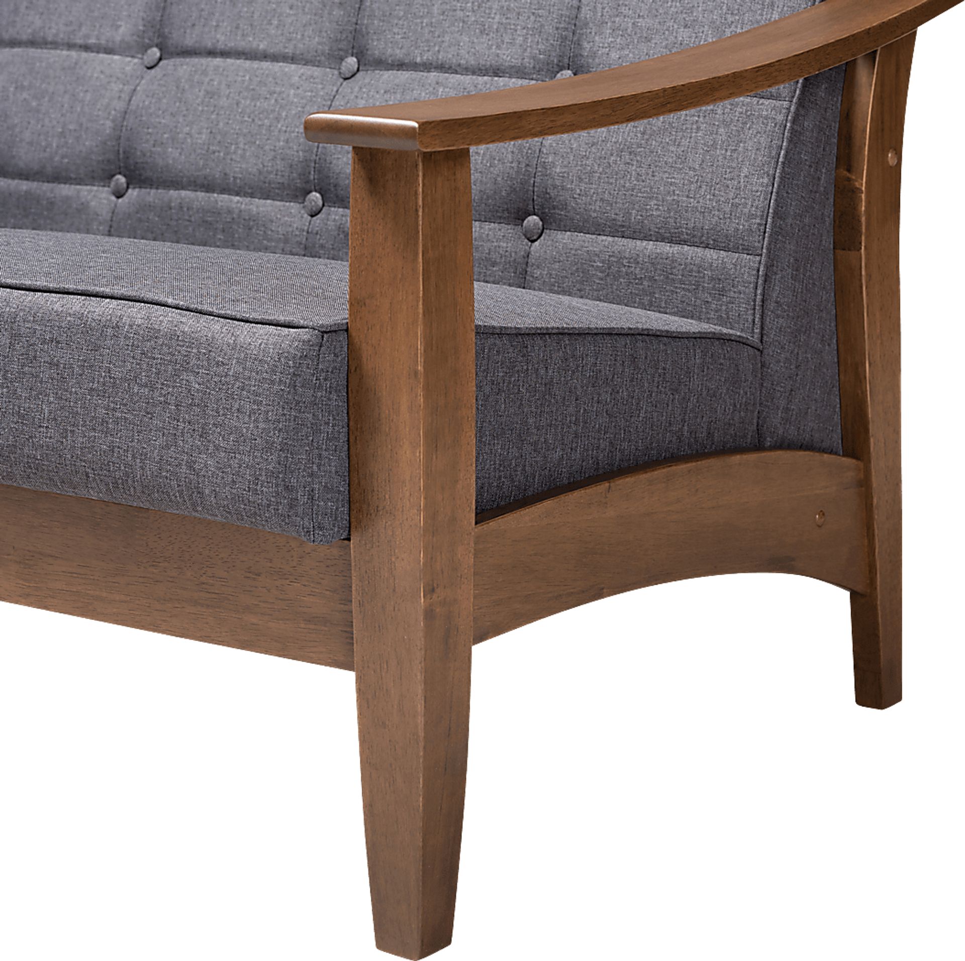 Lucilla Gray Settee - Image 7