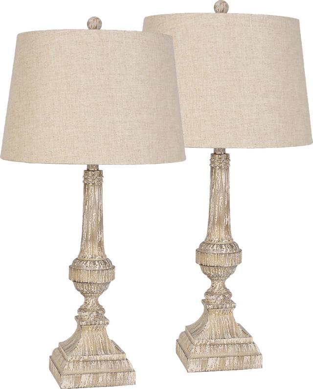 Lucille Loft Brown Set of 2 Lamps - Thumbnail - Image 1