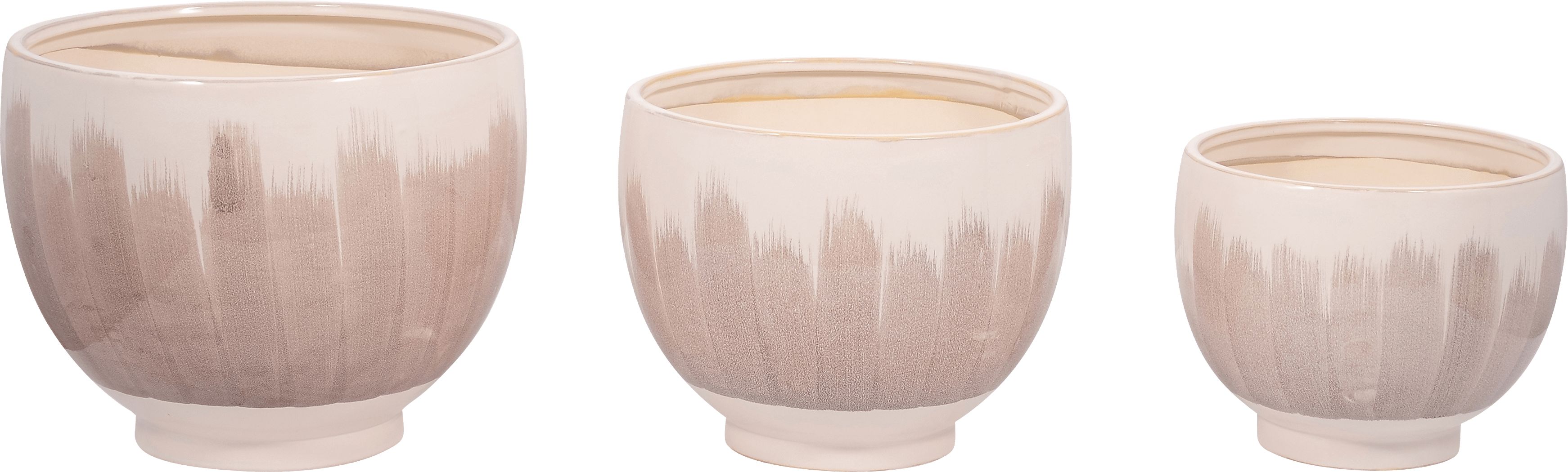 Lucinnda White Planter, Set of 3