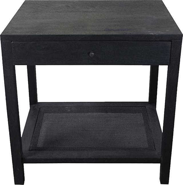 Luckiamute Black End Table - Thumbnail - Image 1