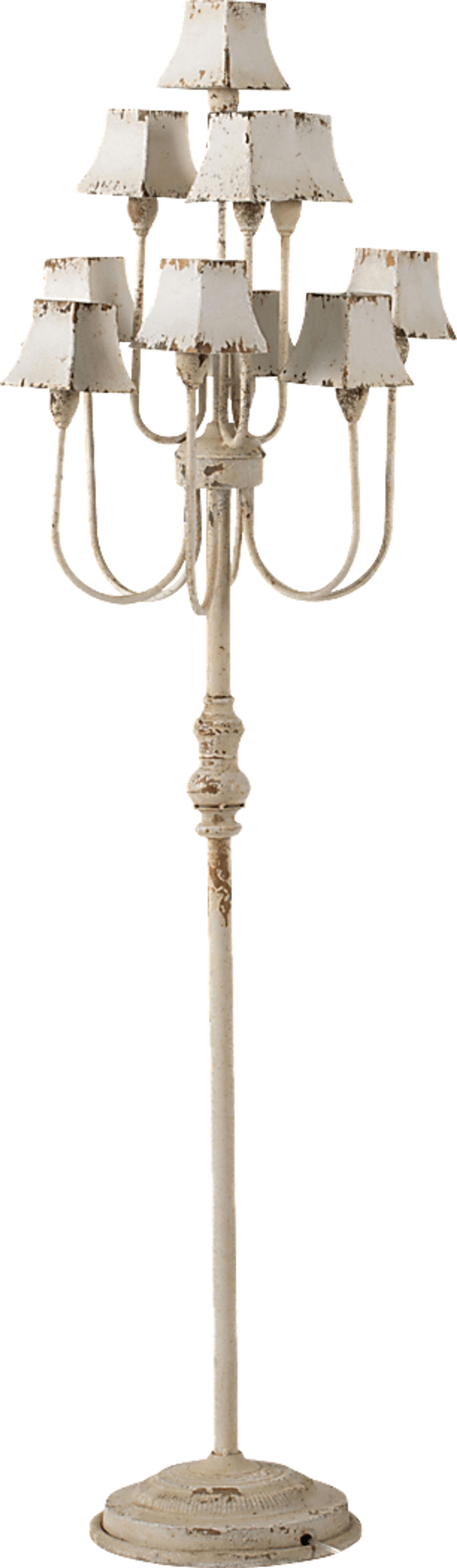 Lucky Lane White Floor Lamp - Image 1