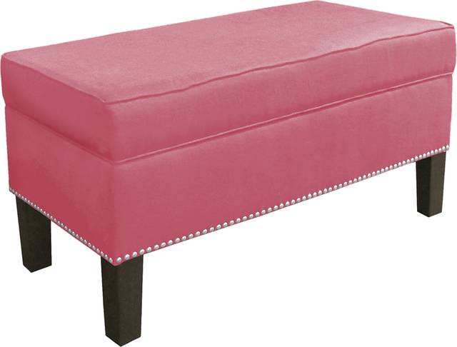 Lucy Lane Coral Storage Bench - Thumbnail - Image 1